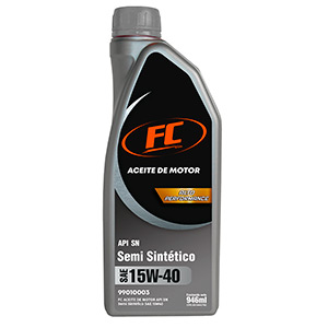 ACEITE DE MOTOR FC 15W40 SEMI SINTETICO SN QUART
