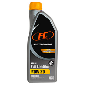ACEITE DE MOTOR FC 0W20 FULL SINTETICO SL QUART