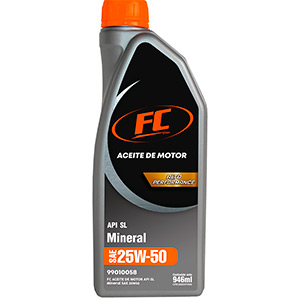 ACEITE DE MOTOR FC 25W50 MINERAL SL QUART