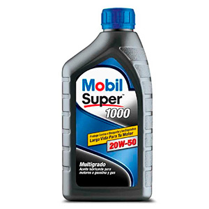 ACEITE DE MOTOR MOBIL SUPER 1000 20W50 MINERAL SP QUART