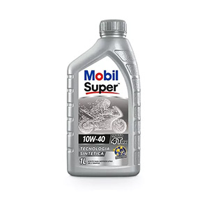 ACEITE DE MOTOR MOBIL SUPER 10W40 4T MX SEMISINTETICO 1 LT