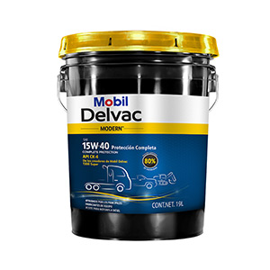 ACEITE DE MOTOR MOBIL DIESEL DELVAC MODERN 15W40 FULL PROTECTION PAILA