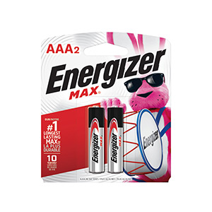PILA ALCALINA AAA X 2 ENERGIZER MAX