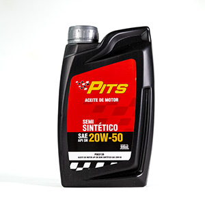 ACEITE DE MOTOR PITS 20W50 SEMI SINTETICO SN QUART