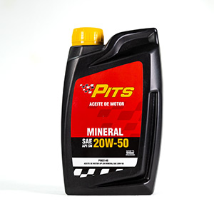 ACEITE DE MOTOR PITS 20W50 MINERAL SN QUART