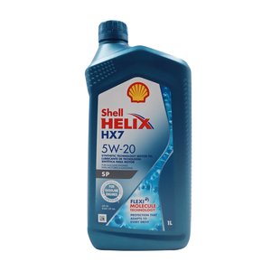 ACEITE DE MOTOR SHELL HX7 5W20 SEMI SINTETICO SP 1 LT