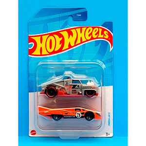 CARRITO HOT WHEELS DOBLE