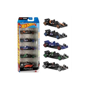 CARRO HOT WHEELS JGF58 F1 CAJA X 5 UND 